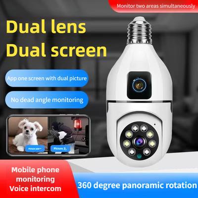 Night Vision Full-color Surveillance Camera Indoor High Definition Monitoring Device Wireless Dual Screen Security Camera