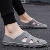 Herren Sommer Outdoor Geschlossene Zehen Hohl Rutschfest Lässige Clog Sandalen Fahren Dual-Purpose Strandschuhe
