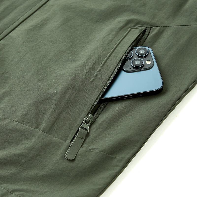Jeep Men's Detachable Hood Windproof Outdoor Jacket