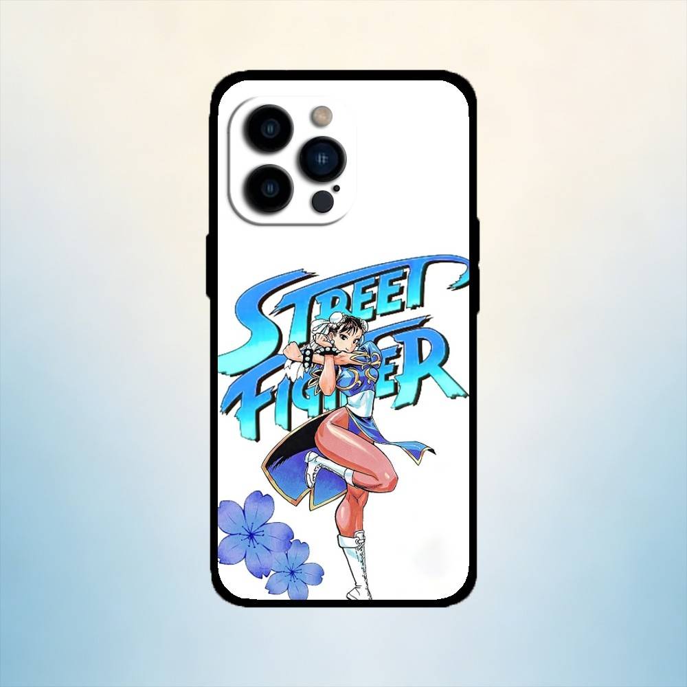 

AAA Chun-Li Game S-Street-F-fighters Phone Case For iPhone 17,16,15,14,13,12,11 Plus,Pro Max,XS,Soft Silicone Black Cover iPhone14Plus
