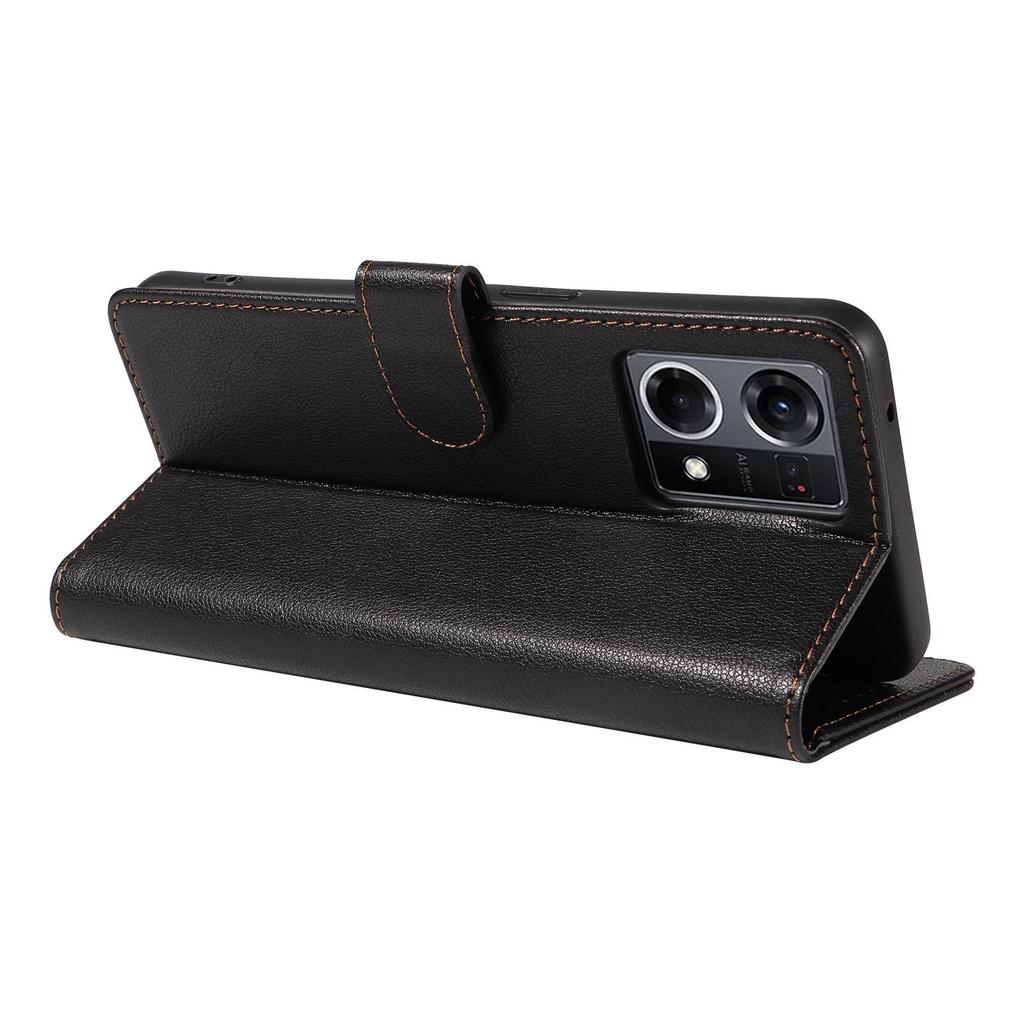 OPPO A60/Find X8 Leather Flip Case with Stand, 4G/5G Compatible Protective Cover