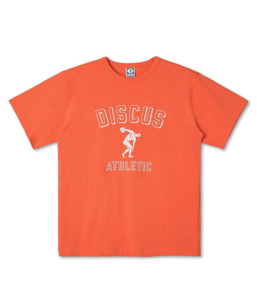 DISCUS ATHLETIC Heavyweight Regular Fit Arch T-Shirt Orange