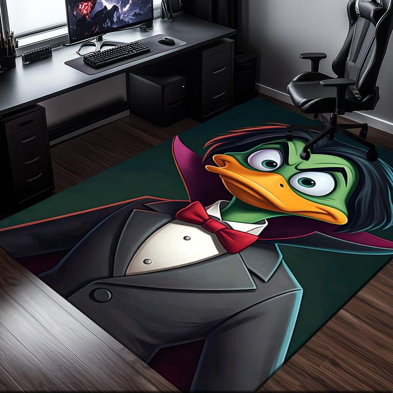 1PC Count Duckula  Rug for Livingroom,Bedroom, Palyroom, Chair Rug, Area rug, Game Carpet, Large Size Rug Fan Christmas gift