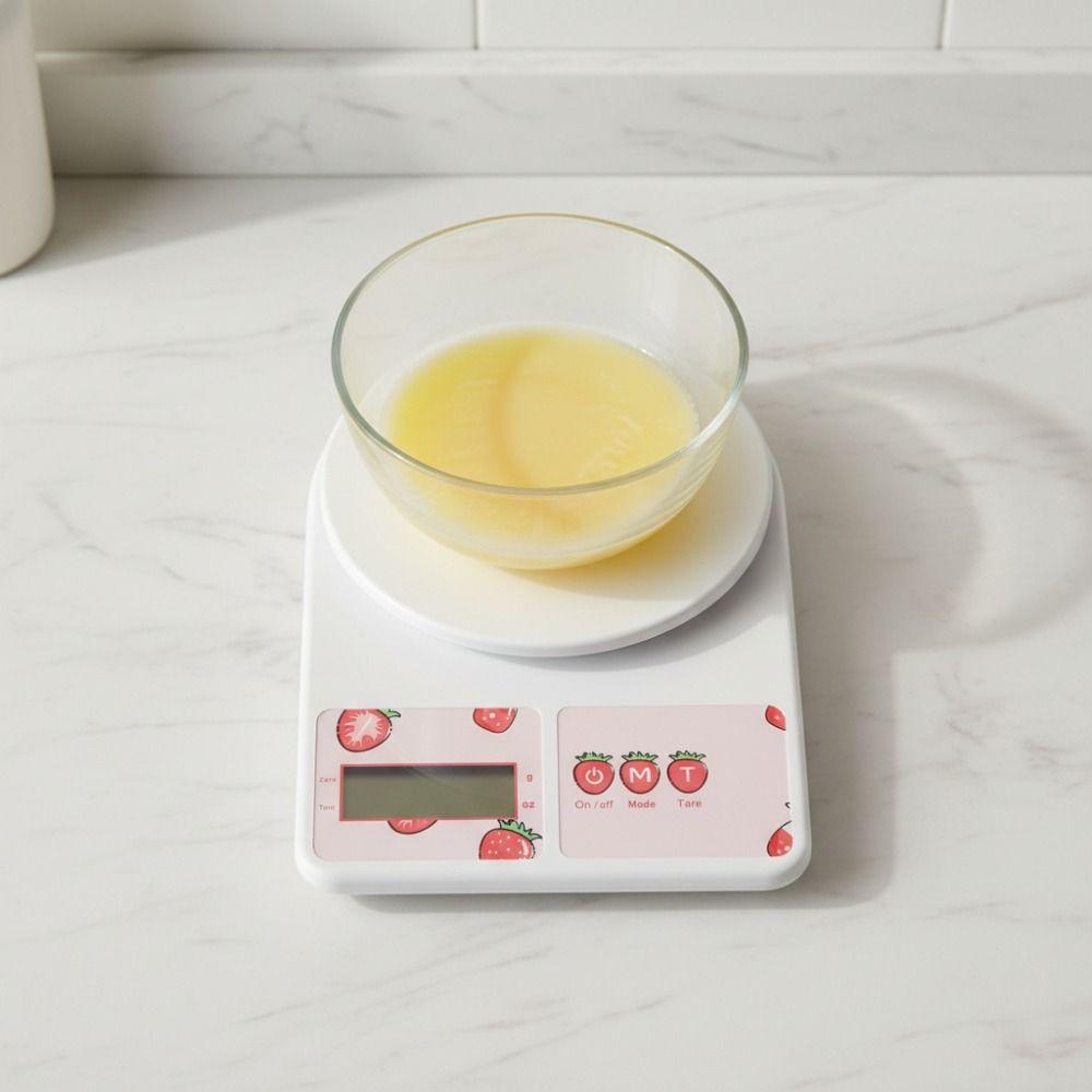 High Precision Food Weighing Scale Battery-powered Baking Scale Cooking Scale  Recipe