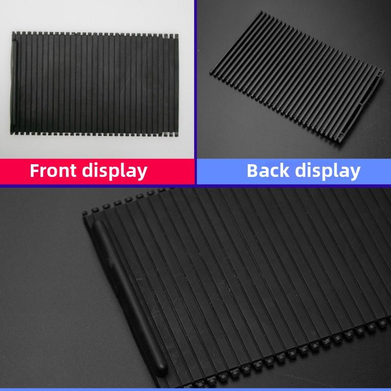 For BMW X5 E53 1998-2006 New Car Center Console Cover Slide Roller Blind Cover Water Cup Holder Curtain 51168408026 51168402941