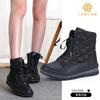 Nine-color Snowflake Foreign Trade Russian Stock Processing Model, Lace-up Zipper Short Velvet Non-slip Large-size Snow Boots