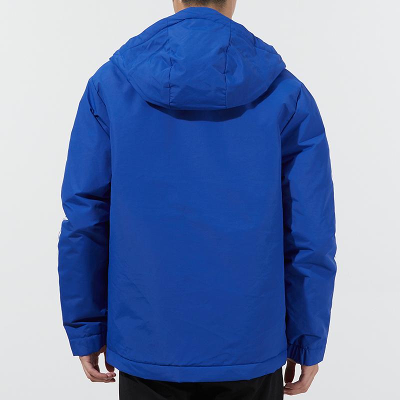 Adidas Utilitas Hooded Jacket with Chest Logo Men Outerwear Royal-Blue GT1706