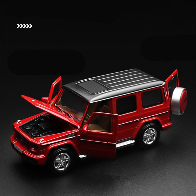 1:32 Mercedes BENZ G350D SUV Alloy Car Model Diecasts Metal Off-road Vehicles Car Model Sound and Light Simulation Kids Toy Gift