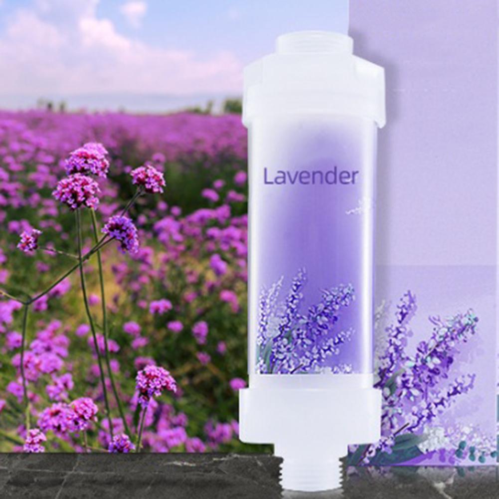 Scented Shower Head Filter Scented Shower Water Filter Chlorine Removal Water Softener Bathroom Accessories Improve Hair/Skin