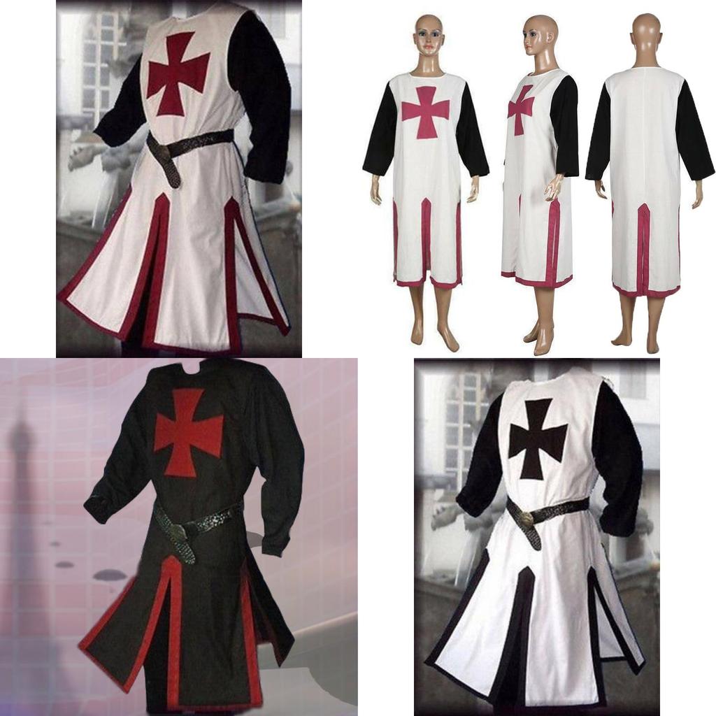 Deluxe Polyester Medieval Knight Long Sleeve Outfit Cosplay Costume