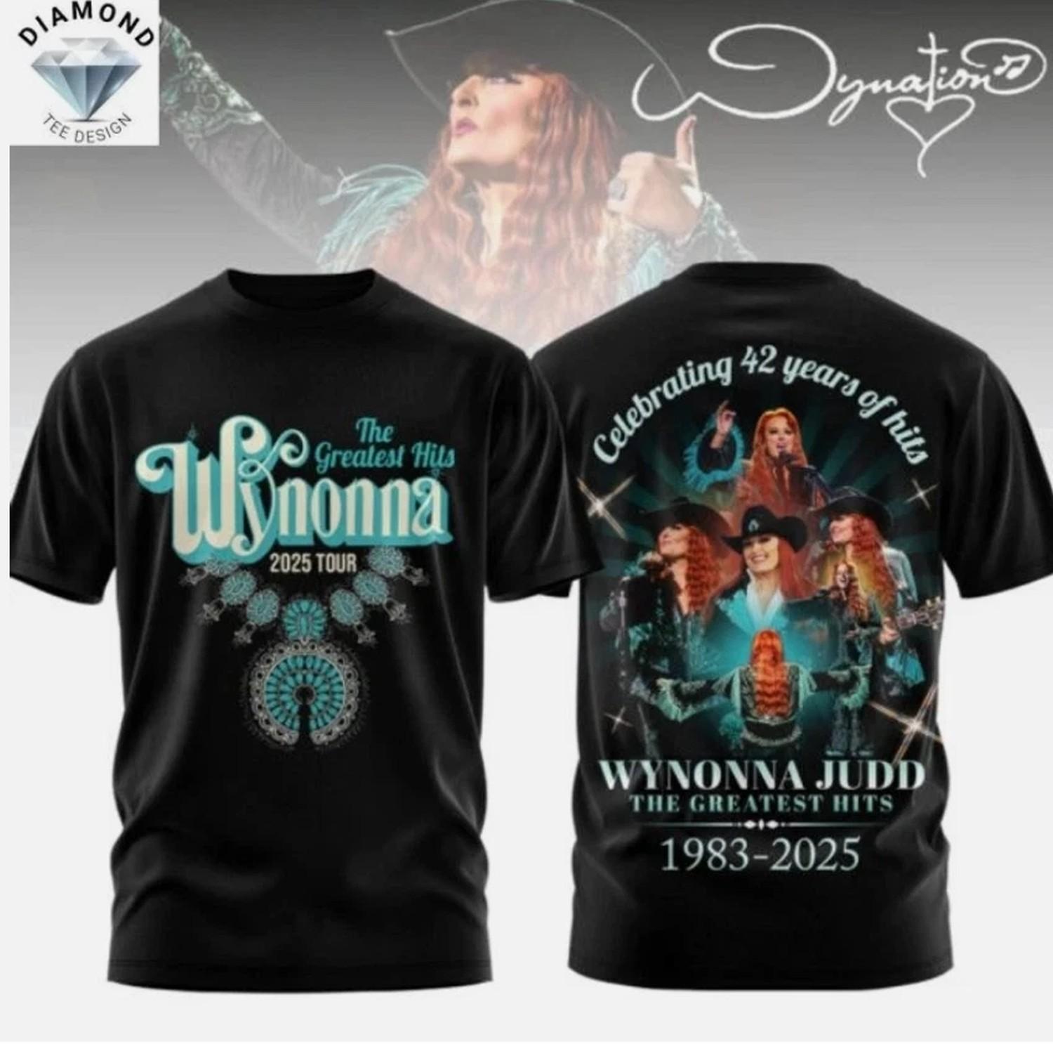 Wynonna Judd The Greatest Hits Tour 2026 3D T-Shirt XL