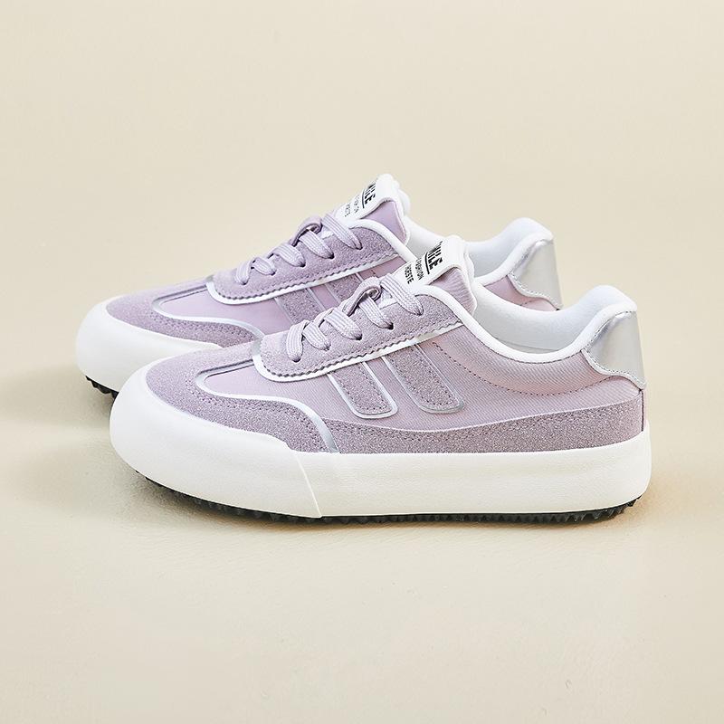

Fashion Women Shoes 2025 Spring Autumn New Breathable Non Slip Platform Sneakers Fashion Comfortable Height Increase Lace-up Casual Shoe 35 фиолетовый