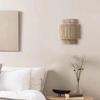 Hemp Rope Wall Lights Home Art Deco Bedroom Foyer Aisle Hotel Atmosphere Sconce E27 Bulb Creative Lamp Balcony Kitchen