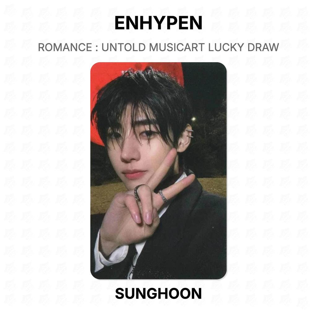 ENHYPEN ROMANCE : UNTOLD MUSICART LUCKY DRAW Official Photocard