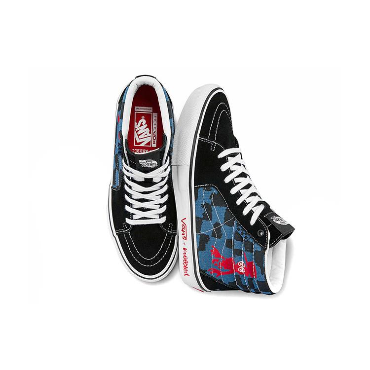 Sk8 Krooked x Sk8 Skate Vans-Hi 'Natas For Ray Barbee' VN0A5FCCAPG