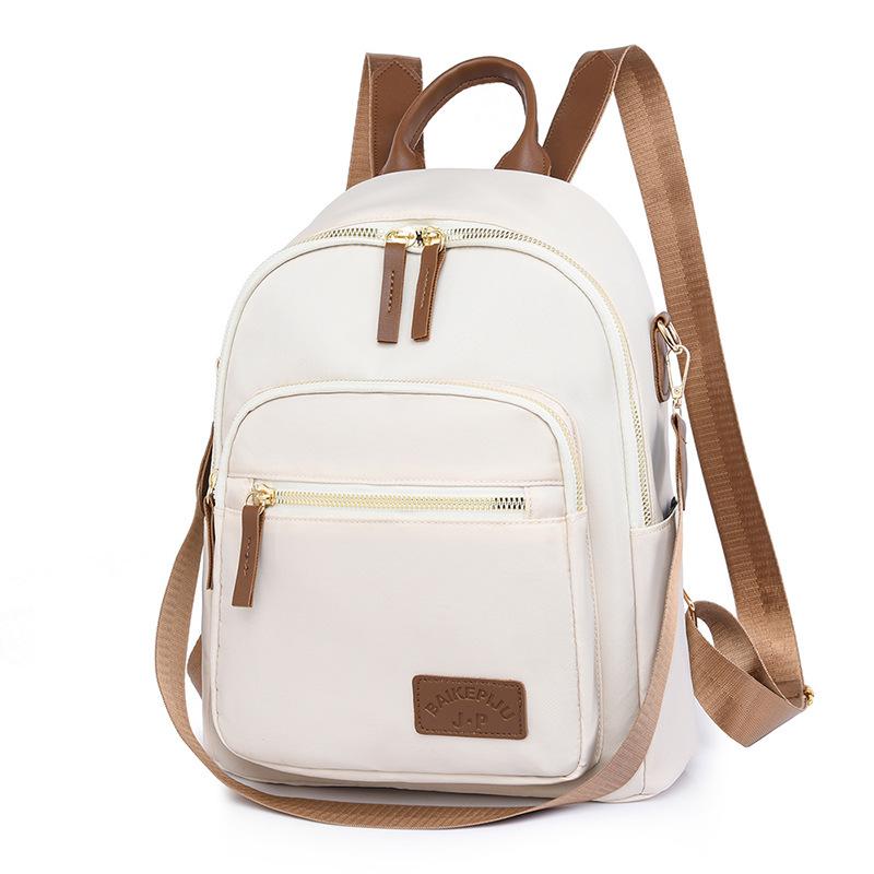 

Женский рюкзак большой емкости для путешествий, однотонный школьный рюкзак белый