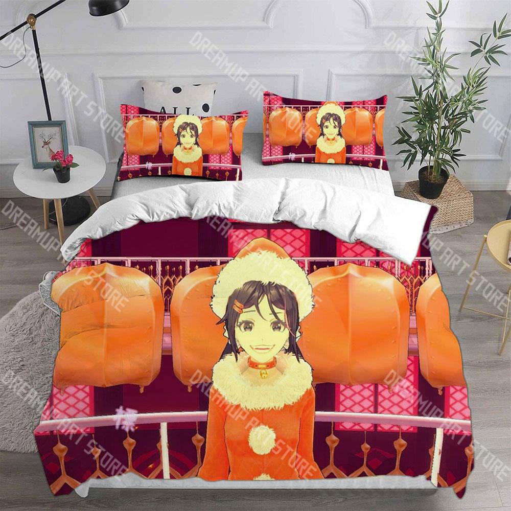 Fashion Game MiSide Bedding Set Single Twin Full Queen King Size Bed Set Kids Bedroom Duvetcover Sets Bed Sheet Set