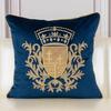 European Style Retro Cushion Cover Solid Color Embroidery Pattern Pillowcase Comfortable Living Room Sofa Throw Pillow Cover