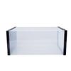 12 Pack Shoe Boxes Plastic Clear Stackable Shoe Storage Organizer Display Case with Lid for Closet Black Frame