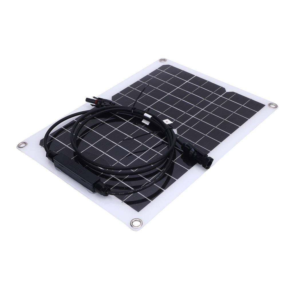Solar Panel Charger Kit 15W18V Rain Proof Multifunctional Car Solar Panel Battery Charger with