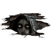 Broken Wall, Eyeless Woman, Halloween Home Decoration Wall Stickers, Self Adhesive