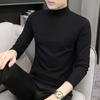 Tingxin Men's Slim Fit Modal Long-Sleeve Mid-Neck T-Shirt