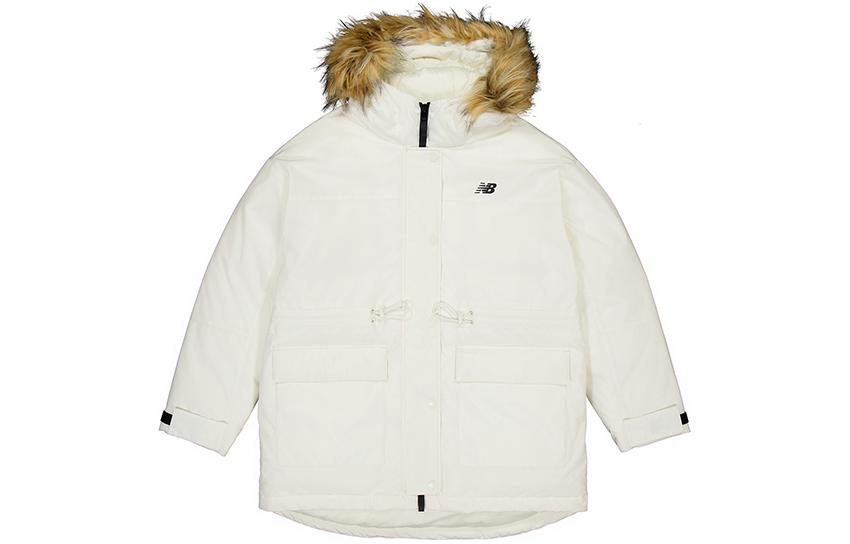 New Balance Warm Mid Down Jacket Women s White AWJ33325-CIC L