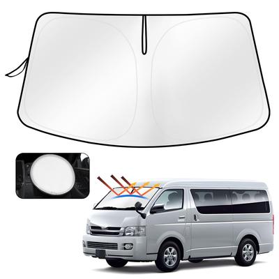 Cartist Toyota Hiace 200 Series Front Sunshade HIACE H200 Standard Body Sunline Sunset Sunfia Windshield Sunshade Shade Curtain Blackout Shade
