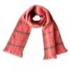 Men's Women's Warm Scarf Autumn Winter Black Plaid Scarf Shawl