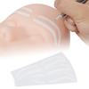 10Pcs Customizable Eyebrow Guide Stickers White Waterproof Adhesive Templates For Flawlessly Brow Shaping