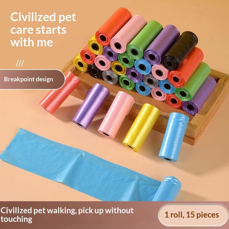 Disposable Small Trash Bags Thickened Leakproof Household Garbage Pouches 5-30 Rolls for Kitchen Bathroom Office Use