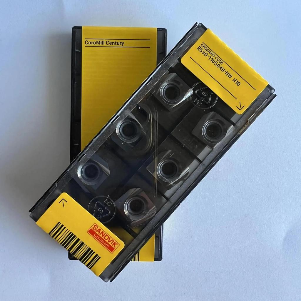 Original Sandvik / R590-110504H-NW H10 / CNC lathe carbide blade 10 PCS