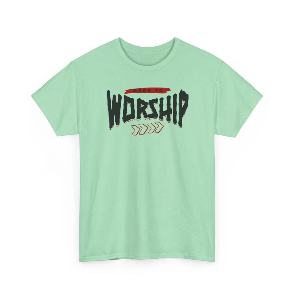 Made To Worship Christian Bible Verse T-Shirt