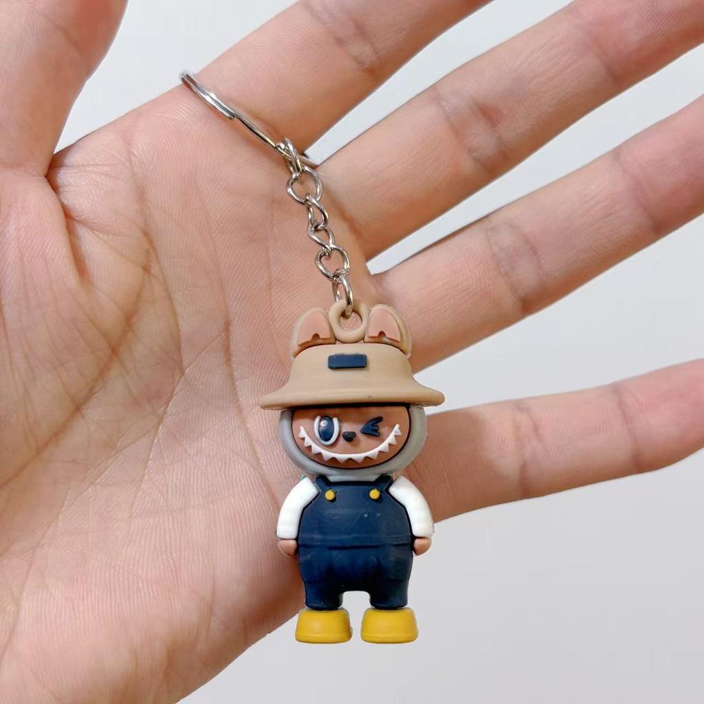Cute Trendy Play Labu Bag Pendant Keychain Backpack Pendant Keychain Small Gift
