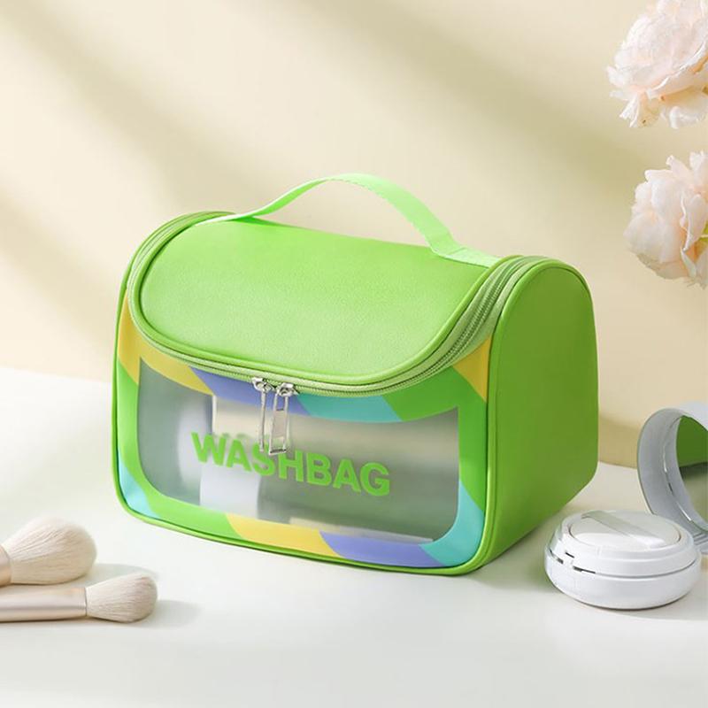 Portable Cosmetic Bag Female Travel Storage Toiletry Organize Women Waterproof Pvc Wash Kit Transparent Zipper Make Up Case