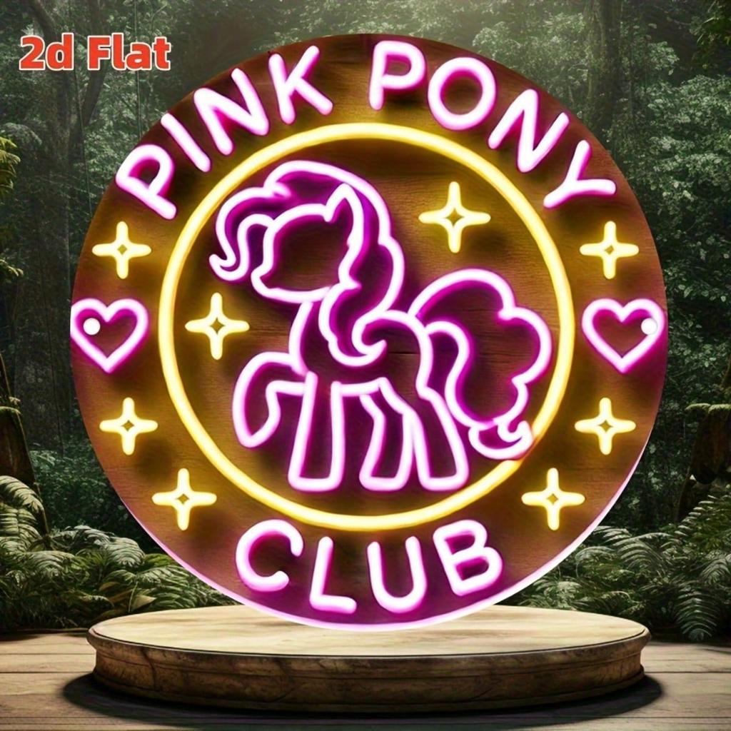 Retro Round Metal Sign for Shop Decor