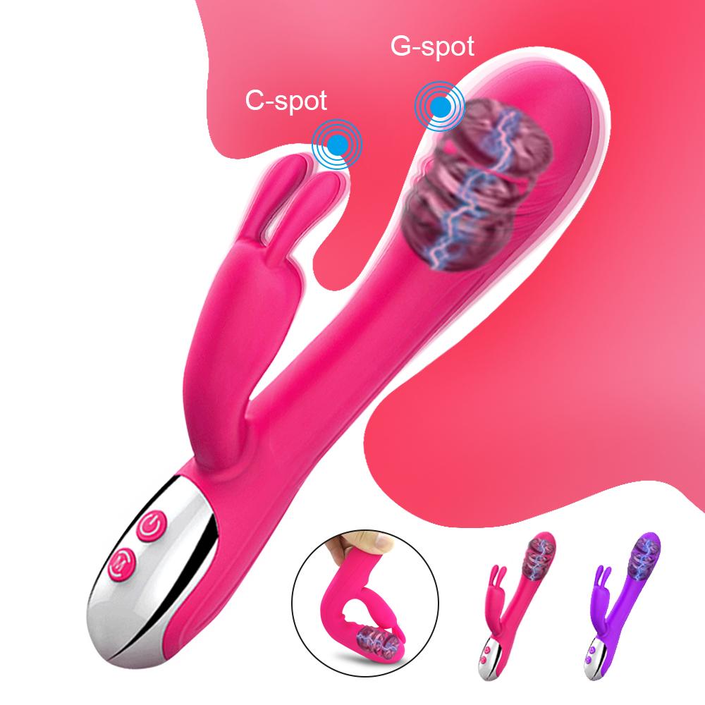 Výkonné vibrátory pro králíky Sexuální hračky pro ženy Skutečné dildo pro ženy Páry Stimulátor klitorisu Nabíjecí hračky Zboží pro dospělé
