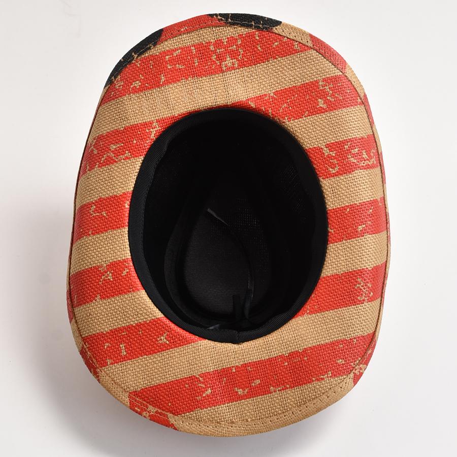 2023 Nouă pălărie de cowboy de vest de epocă pentru bărbați și femei Panama Cowgirl Cowboy Jazz Hat Pălărie de soare de paie