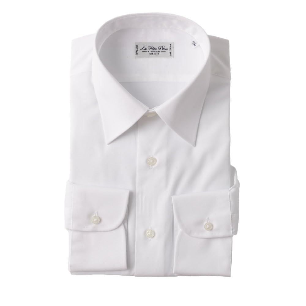 

HITOYOSHI Рубашка Легкий Уход Длинный Рукав 10 Размеров Королевский Hitoyoshi Хлопок LB-R1 [Обычный/Белый Оксфорд/41-82] Мужская 100%