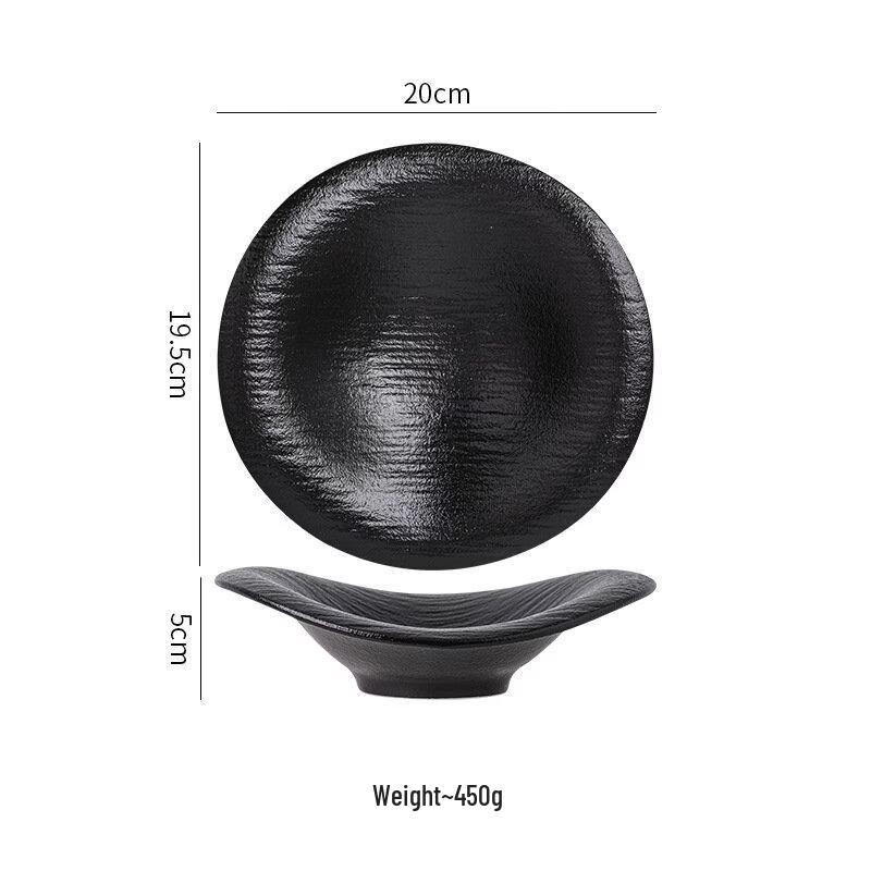 Abay Ceramic Irregular Dinner Plate