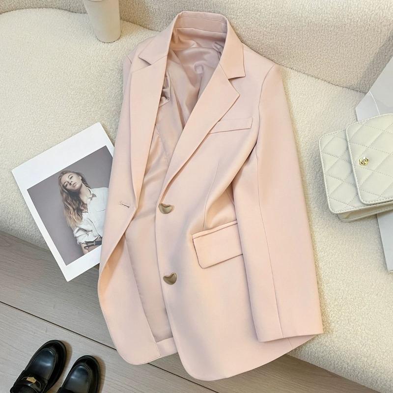 Autumn Fashion Pink Jacket Perfect for Casual and Formal Outings