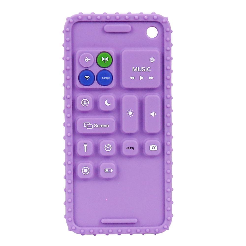 Silicone Teether Remote Control Toy for Babies 6+ Months