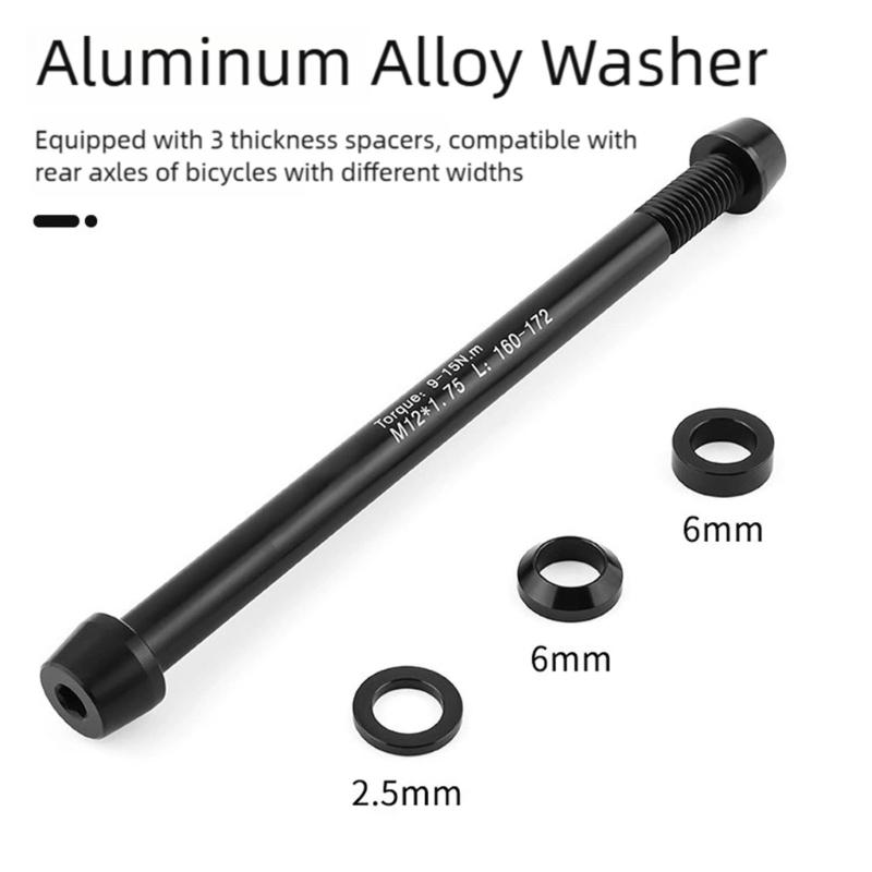 High Strengths Steel Axles Quickly Release Skewer Anti Thefts Locking Compatibility with Most Bicycles Hubs