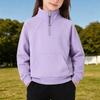 Jungen Kapuzenpullover mit durchgehendem Reißverschluss Langarm Sweatshirt - Farbe Lässig Bequem Oberteil für Sport und tägliches Tragen