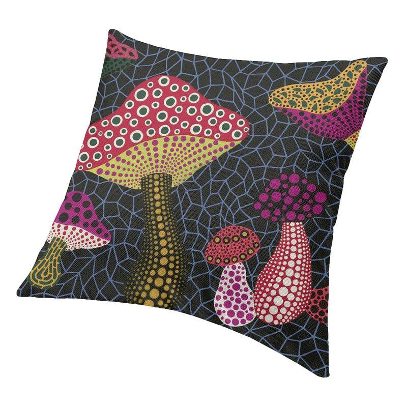 Yayoi Kusama Art Square Pillow Case Home Decor Abstract Pop Art Cushions Throw Pillow For Living Room Double-Sided Printing