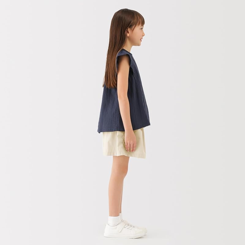 MUJI Kids Quick-Drying UV-Cut Culottes for Girls CB1NWA6S Lavender 130