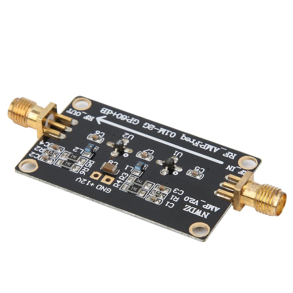 LNA 0.1M?2G HF Breitbandverstärker 60dB Hohe Verstärkung Rauscharmes Verstärkungsmodul Zubehör