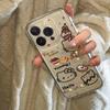 Sweet Doughnut Kiki Cat iPhone 15/14 Pro Max Cartoon Transparent Phone Case
