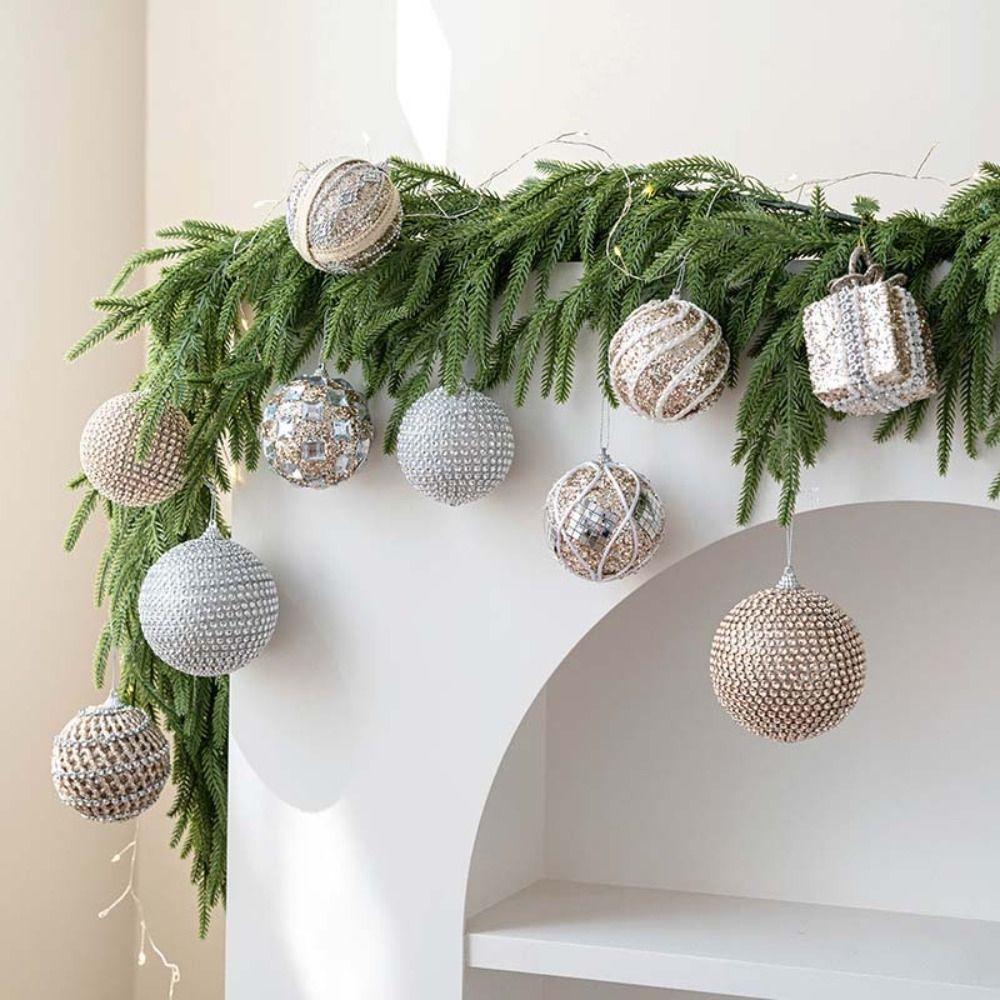 Foams Christmas Decor 8cm Christmas Tree Pendant hanging ornaments  Christmas Party Supplies