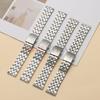 20mm 22mm Edelstahlarmband Mode Silber Neu Smart Universelles Uhrenarmband für Damen Herren Uhrenarmbänder Correas Uhrenzubehör